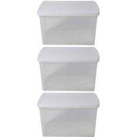 Wham Clip 13.02 62L Rectangular Box & Lid Clear Clear Clear, Clear