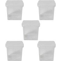 Wham Clip 9.02 14L Square Box & Lid Clear Clear Clear, Clear