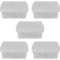 Wham Clip 10.01 13.2L Square Box & Lid Clear Clear Clear, Clear