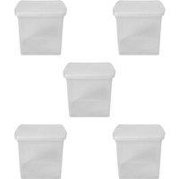 Wham Clip 10.03 37L Square Box & Lid Clear Clear Clear, Clear