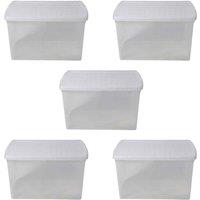 Wham Clip 13.02 62L Rectangular Box & Lid Clear Clear Clear, Clear