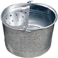 Highlands Homeware Heavy Mop Bucket 1.75Kg, Silver