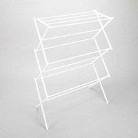 Highlands Homeware Maxi - White 3 Tier Airer, White
