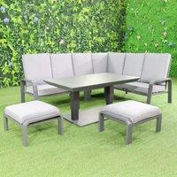 East Brazil Casual Dining Set With Adjustable Table