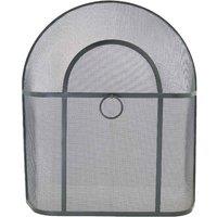 Inglenook_Fireside Spark Guard With Ring H28 X W24 Inch, Black