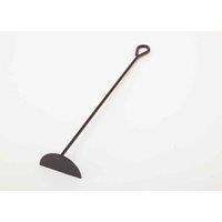 Inglenook_Fireside Single Loop Handle Curved Scraper 46Cm, Black