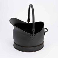 Inglenook_Fireside Inglenook Large Black Bucket 46X36Cm, Black