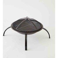 Arboria Garden Decor Garden Firepit 56X39, Black