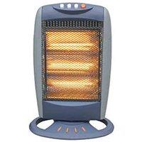 Highlands Homeware Highlands_homeware Halogen Heater 1200W, Grey