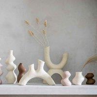 Gallery Direct Durham Vase Small 290x60x200mm, Cream