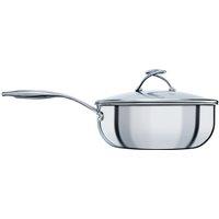 Circulon Steelshield Hybrid Non-stick Stainless Steel Chef Saut Pan & Spoon Set - 24Cm, Silver