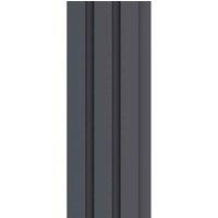 Vox Linerio M-line Anthracite Interior Wall Panel 122 Mm X 2.65 M, Grey