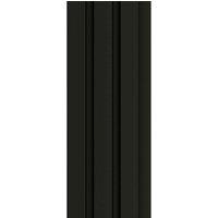 Vox Linerio M-line Black Interior Wall Panel 122 Mm X 2.65 M, Black