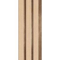 Vox Linerio M-line Natural Interior Wall Panel 122 Mm X 2.65 M, Brown