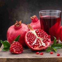 Thompson & MorganPomegranite Granatum Provence Mini Std Stem 20Cm Potted Plant X 1, Red