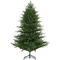 HOMCOM 6Ft Prelit Artificial Christmas Tree W/ Lights For Party Decoration, Green