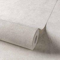 Grandeco Annabella Distressed Plaster Textured Wallpaper Cream, Cream