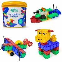 Clics Clic And Play 8 In 1 Bucket - 160 Pieces, Multi