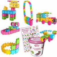 Clics Clic And Play Glitter 8 In 1 - 175 Pieces, Multi