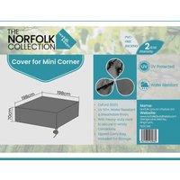 Norfolk Collection Mini Corner Cover Cover L198Cm X W198Cm X H70Cm, Grey