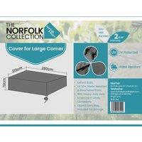 Norfolk Collection Large Corner Cover L280Cm X W213Cm X H70Cm, Grey