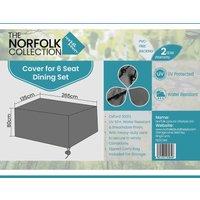 Norfolk Collection 2 Seater Sofa Set Cover L235Cm X W148Cm X H80Cm, Grey