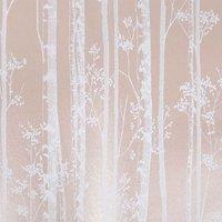 BOUTIQUE LINDEN ROSE GOLD & WHITE WALLPAPER, Gold