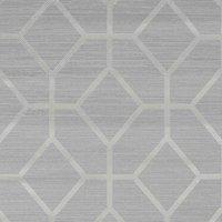 BOUTIQUE ASSCHER GEO BEIGE WALLPAPER, Grey