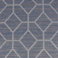 BOUTIQUE ASSCHER GEO SAPPHIRE WALLPAPER, Blue