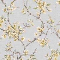 BOUTIQUE ELIZA SUMMER WALLPAPER, Grey