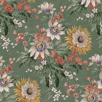 BOUTIQUE MARTHA VIRIDIAN WALLPAPER, Green