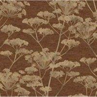 BOUTIQUE SERENE SEEDHEAD RUBY WALLPAPER, Red