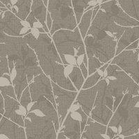 BOUTIQUE BELLE TAUPE/GOLD WALLPAPER, Brown