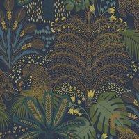 ENVY SAVANNAH - FAUNA WALLPAPER, Blue