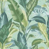 ENVY LEAF IT OUT - TWILIGHT WALLPAPER, Blue