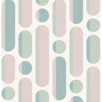 ENVY MORSE - ROSE / SAGE WALLPAPER, Green