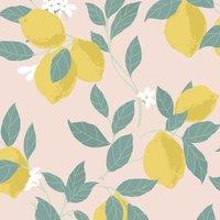 ENVY FEELING FRUITY - BLUSH WALLPAPER, Pink