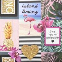FRESCO ISLAND LIVING WALLPAPER, Multi