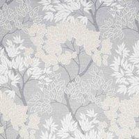 FRESCO LYKKE TREE CHARCOAL WALLPAPER, Grey