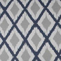 FRESCO IKAT BLUE WALLPAPER, Blue