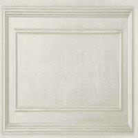 FRESCO WOOD PANELLING NEUTRAL WALLPAPER, Brown