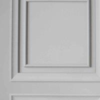 FRESCO WOOD PANEL GREY WALLPAPER, Grey