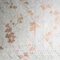 SUBLIME THEIA BLOSSOM MIST / ROSE GOLD WALLPAPER, Multi