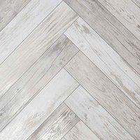 SUBLIME RUSTIC PARQUET - NATURAL / GOLD WALLPAPER, Cream