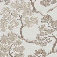 SUBLIME TREES NATURAL GOLD WALLPAPER, Brown