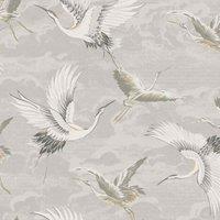 SUBLIME KRANES NEUTRAL WALLPAPER, Brown