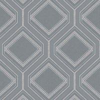 SUPERFRESCO COLOURS SAVILE ROW - SLATE WALLPAPER, Grey