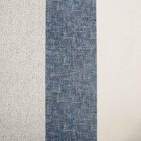 SUPERFRESCO COLOURS MEADOW STRIPE NAVY / ROSE GOLD WALLPAPER, Cream