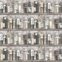 SUPERFRESCO EASY SFE VINTAGE BOOK CASE WALLPAPER, Multi