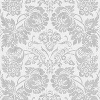 SUPERFRESCO EASY SFE COMO SILVER WALLPAPER, Silver